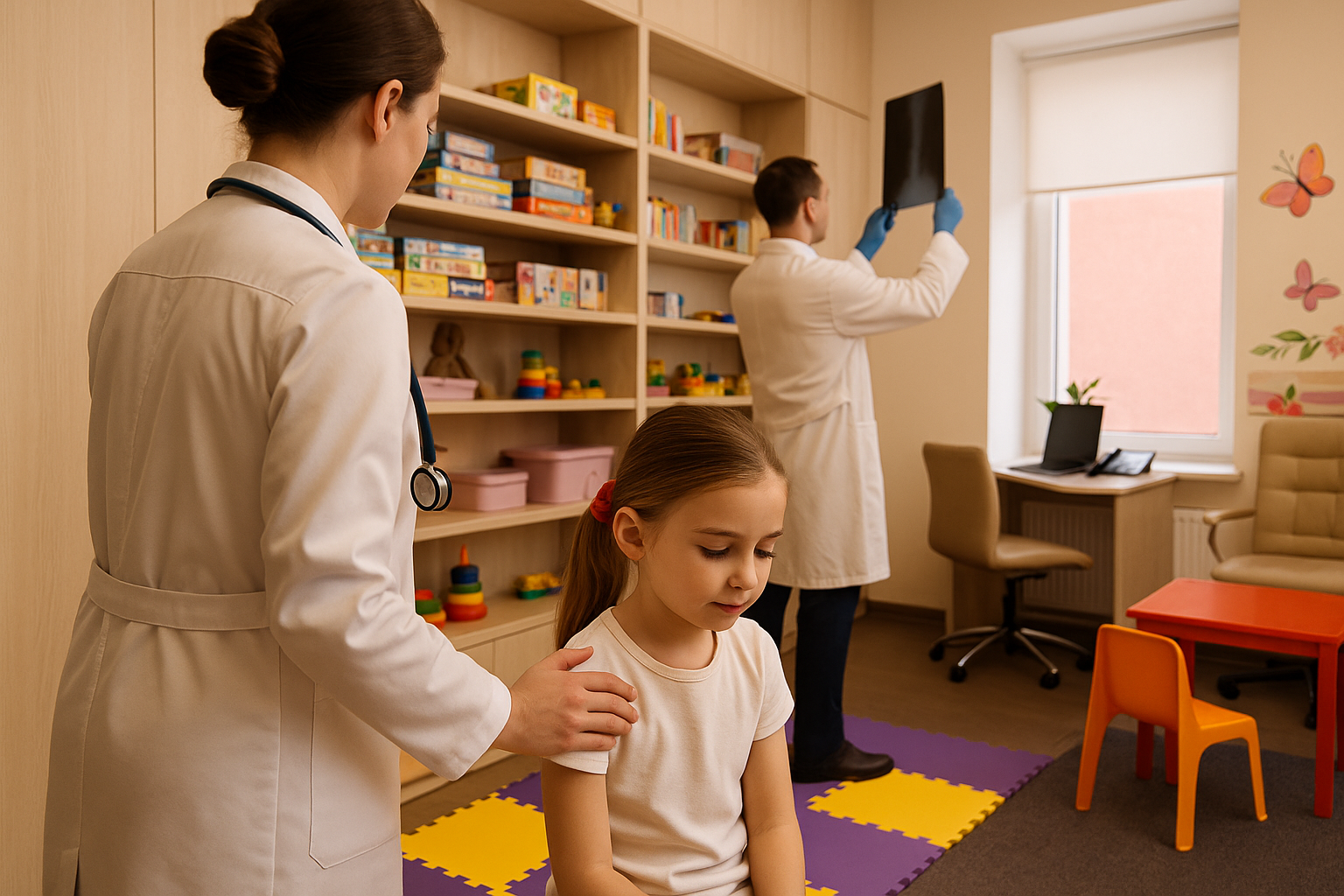 Лікування порушень постави у дітей